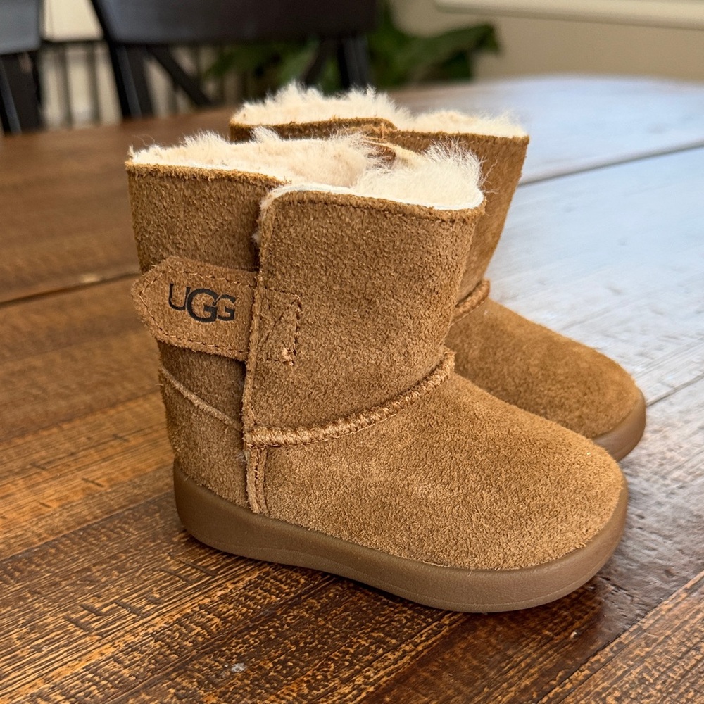 UGG Kids Tan Suede Boots